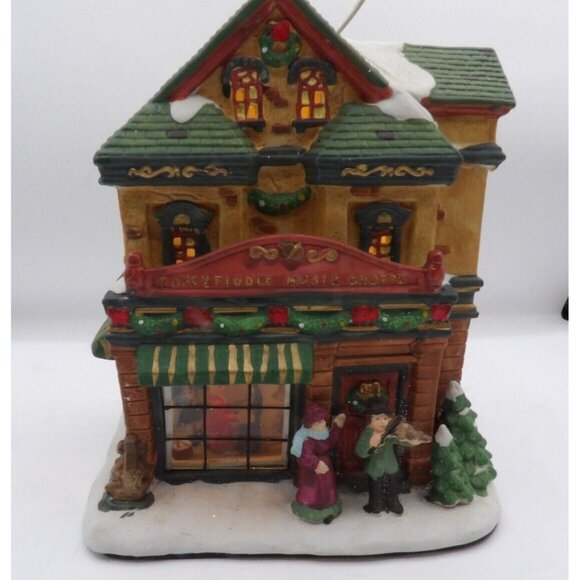 Fancy Fiddle Music Shop Santa Workbench Collection ©2001 Interior View Series - Picture 2 of 9